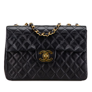 Pre-Loved Chanel Maxi XL Classic Lambskin Single Flap
